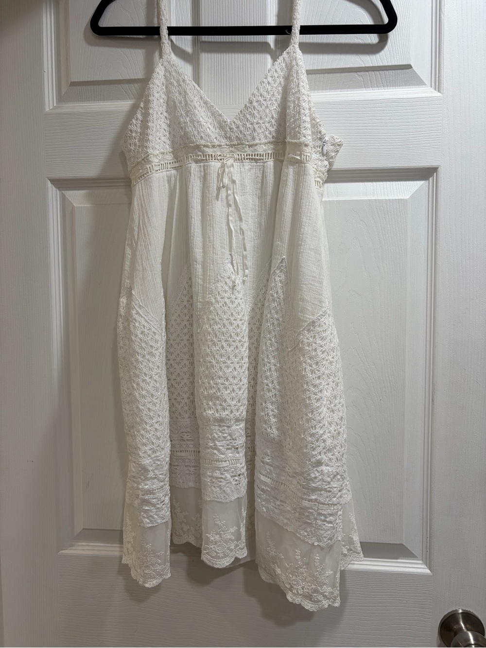 RACHEL Rachel Roy White Lace Mini Sundress